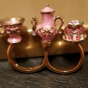 Betsey Johnson Tea Party Rings